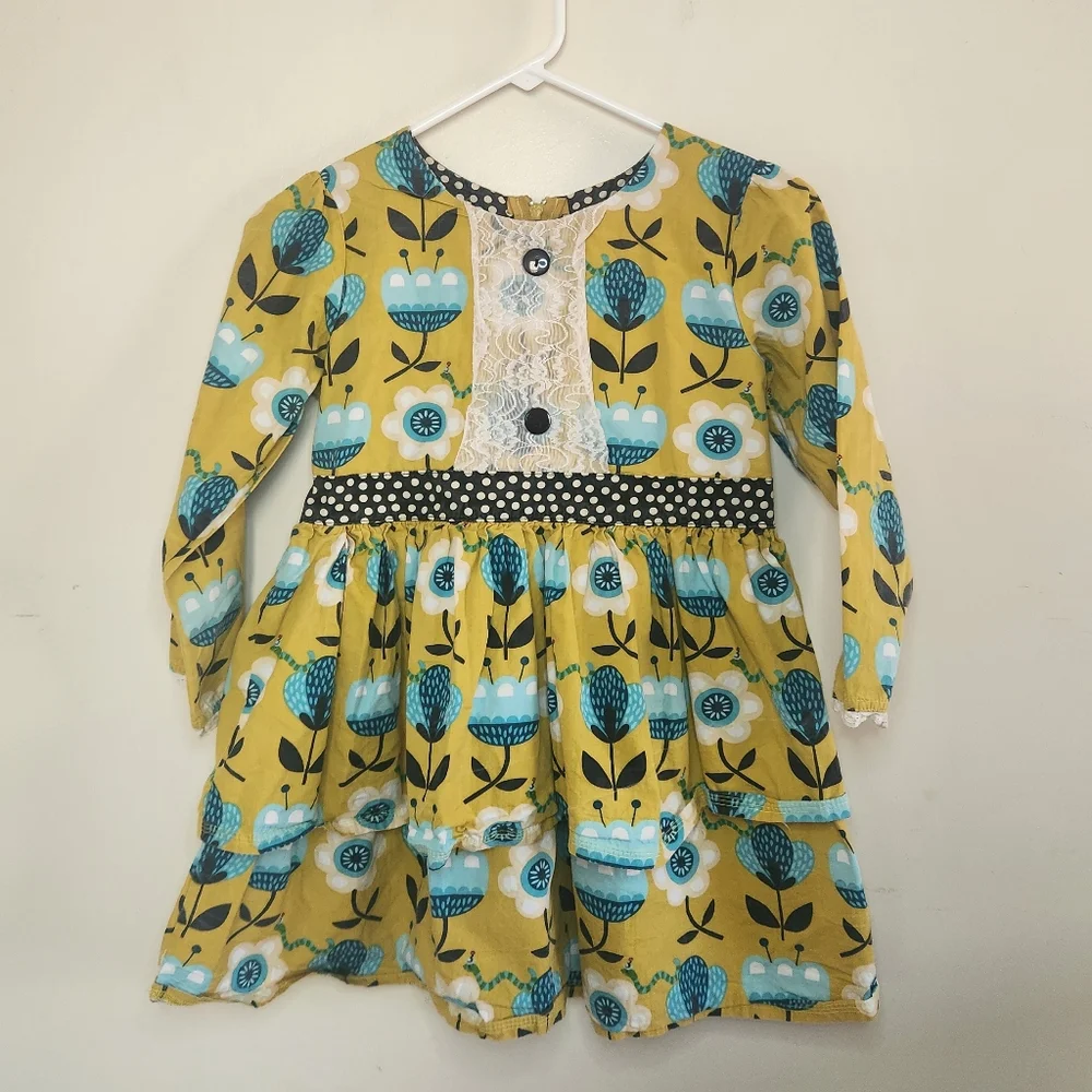 Girls Jelly The Pug Ruffle Top Sz 14